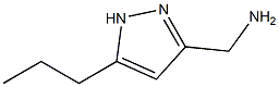 3-(Aminomethyl)-5-propylpyrazole Chemische Struktur