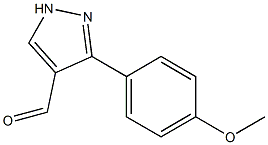 3-(4-Methoxyphenyl)pyrazole-4-carboxaldehyde Chemical Structure