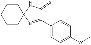 3-(4-Methoxyphenyl)-1，4-diazaspiro-[4.5]dec-3-ene-2-thione Chemical Structure