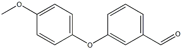 3-(4-Methoxyphenoxy)benzaldehyde Chemische Struktur