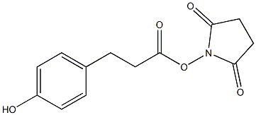 3-(4-Hydroxyphenyl)propionic acidN-hydroxysuccinimide ester Chemische Struktur