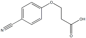 3-(4-Cyanophenoxy)propionic Acid Chemische Struktur