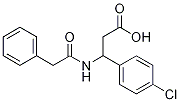 3-(4-Chlorophenyl)-3-(2-phenylacetamido)propanoic acid Chemical Structure