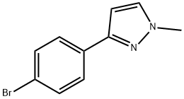 3-(4-Bromophenyl)-1-methyl-1H-pyrazole التركيب الكيميائي