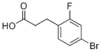 3-(4-Bromo-2-fluorophenyl)propanoic Acid Chemical Structure