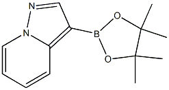 3-(4，4，5，5-Tetramethyl-1，3，2-dioxaborolan-2-yl)pyrazolo[1，5-a]pyridine Chemische Struktur