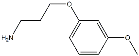 3-(3-Methoxyphenoxy)propylamine التركيب الكيميائي