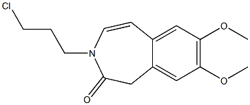 3-(3-Chloropropyl)-7，8-dimethoxy-1H-3-benzazepin-2(3H)-one Chemical Structure