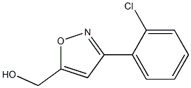 3-(2-Chlorophenyl)-5-isoxazolemethanol 化学構造