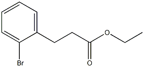 3-(2-BROMO-PHENYL)-PROPIONIC ACID ETHYL ESTER 化学構造