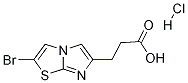 3-(2-Bromoimidazo[2，1-b]thiazol-6-yl)propanoicacidhydrochloride Chemical Structure