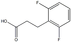 3-(2，6-Difluorophenyl)propionic Acid Chemical Structure