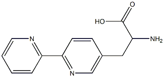 3-([2，2'-Bipyridin]-5-yl)-2-aminopropanoic acid Chemical Structure