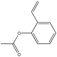 2-Vinylphenyl Acetate Chemical Structure