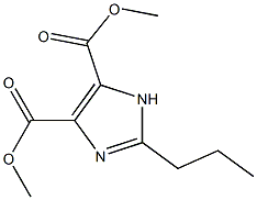 2-Propyl-1H-Imidazole-4，5-Dicarboxylic Acid Dimethyl Ester 化学構造