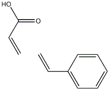 2-Propenoic Acid，Polymer With Ethenylbenzene Chemical Structure