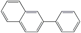 2-Phenylnaphthalene التركيب الكيميائي