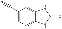 2-Oxo-2，3-dihydro-1H-benzo[d]imidazole-5-carbonitrile 化学構造