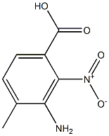 2-Nitro-3-Amino-4-Methylbenzoic Acid Chemical Structure