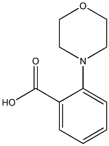 2-Morpholinobenzoic Acid 化学構造