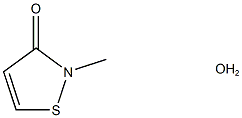 2-Methylisothiazol-3(2H)-one hydrate(50% H2O) Chemical Structure