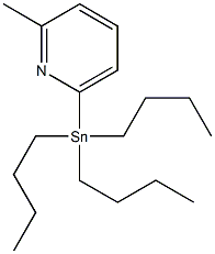 2-Methyl-6-(tributylstannyl)pyridine Chemical Structure