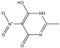 2-Methyl-5-Nitropyrimidine-4，6-Diol Chemische Struktur