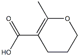 2-methyl-5，6-dihydro-4H-pyran-3-carboxylic acid 化学構造