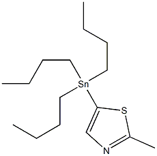 2-Methyl-5-(tributylstannyl)thiazole Chemical Structure