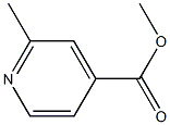 2-Methyl-4-Pyridinecarboxylic Acid Methyl Ester Chemical Structure