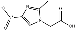 2-Methyl-4-nitro-1H-imidazole-1-acetic acid Chemical Structure