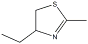 2-Methyl-4-ethylthiazoline Chemical Structure