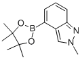 2-methyl-4-(4，4，5，5-tetramethyl-1，3，2-dioxaborolan-2-yl)-2H-indazole Chemical Structure