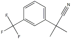 2-Methyl-2-(3-(trifluoromethyl)phenyl)propanenitrile Chemical Structure