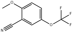 2-Methoxy-5-(trifluoromethoxy)benzonitrile Chemical Structure