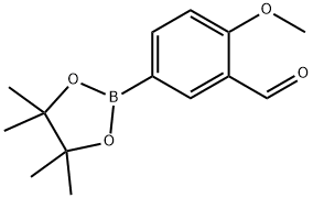 2-methoxy-5-(tetramethyl-1，3，2-dioxaborolan-2-yl)benzaldehyde Chemical Structure