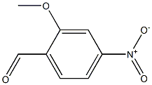 2-Methoxy-4-nitrobenzaldehyde 化学構造