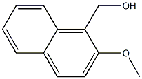 2-Methoxy-1-naphthalenemethanol Chemical Structure