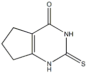 2-Mercapto-6，7-dihydro-3H-cyclopentapyrimidin-4(5H)-one Chemical Structure