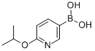 2-ISOPROXYPYRIDINE-5-BORONIC ACID Chemical Structure