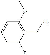 2-Fluoro-6-Methoxybenzylamine التركيب الكيميائي