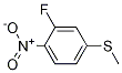 2-Fluoro-4-methylthio-1-nitrobenzene 化学構造