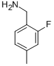 2-Fluoro-4-Methylbenzylamine Chemical Structure