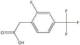 2-Fluoro-4-(trifluoromethyl)Phenylacetic Acid Chemical Structure