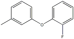 2-Fluoro-3'-methyldiphenyl Ether Chemische Struktur