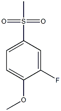 2-Fluoro-1-methoxy-4-(methylsulfonyl)benzene Chemical Structure