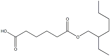 2-ethylhexyl hydrogen adipate التركيب الكيميائي