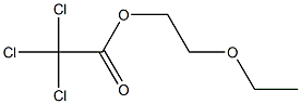 2-Ethoxyethyl Trichloroacetate Chemical Structure