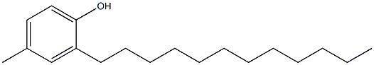 2-Dodecyl-p-cresol Chemical Structure