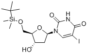 2'-Deoxy-5'-O-TBDMS-5-Iodo-Uridine Chemical Structure